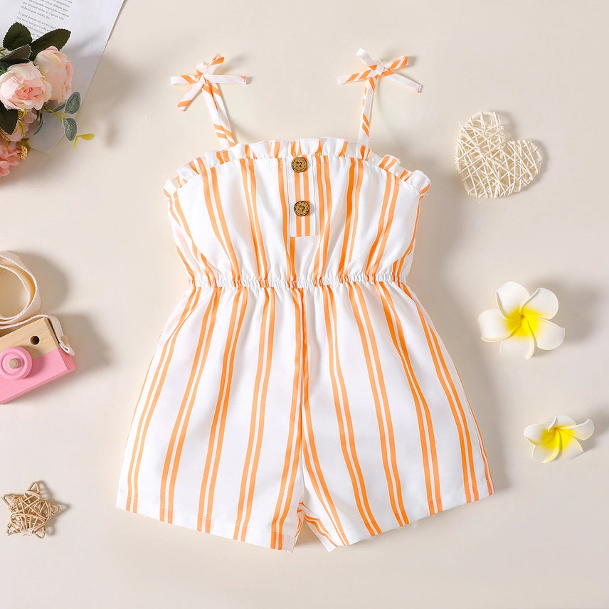 Striped Cami Romper