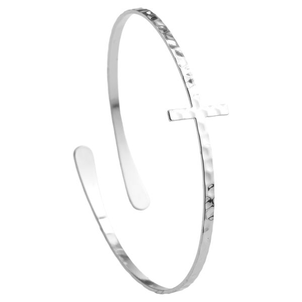 Bangle Cross Bracelet