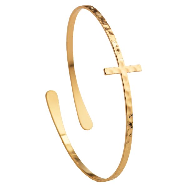 Bangle Cross Bracelet