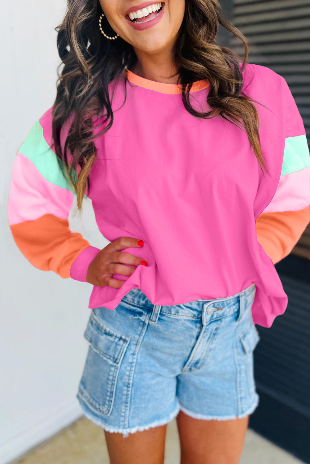Color Block Long Sleeve