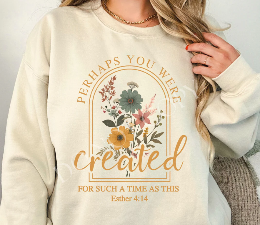 Esther 4:14 "Perhaps You Were Created" - Design Only