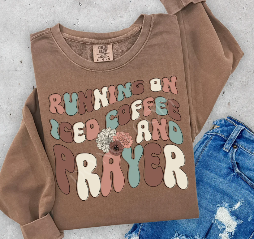 Iced Coffee & Prayer - Design Only