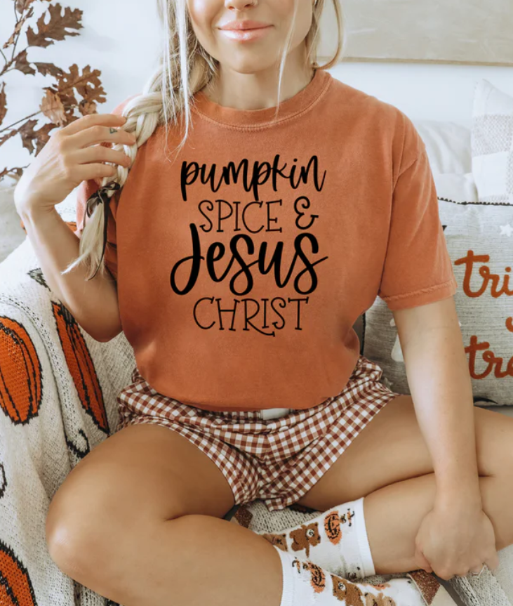 Pumpkin Spice & Jesus Christ - Design Only