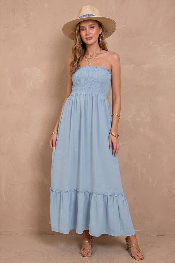Strapless Maxi Dress
