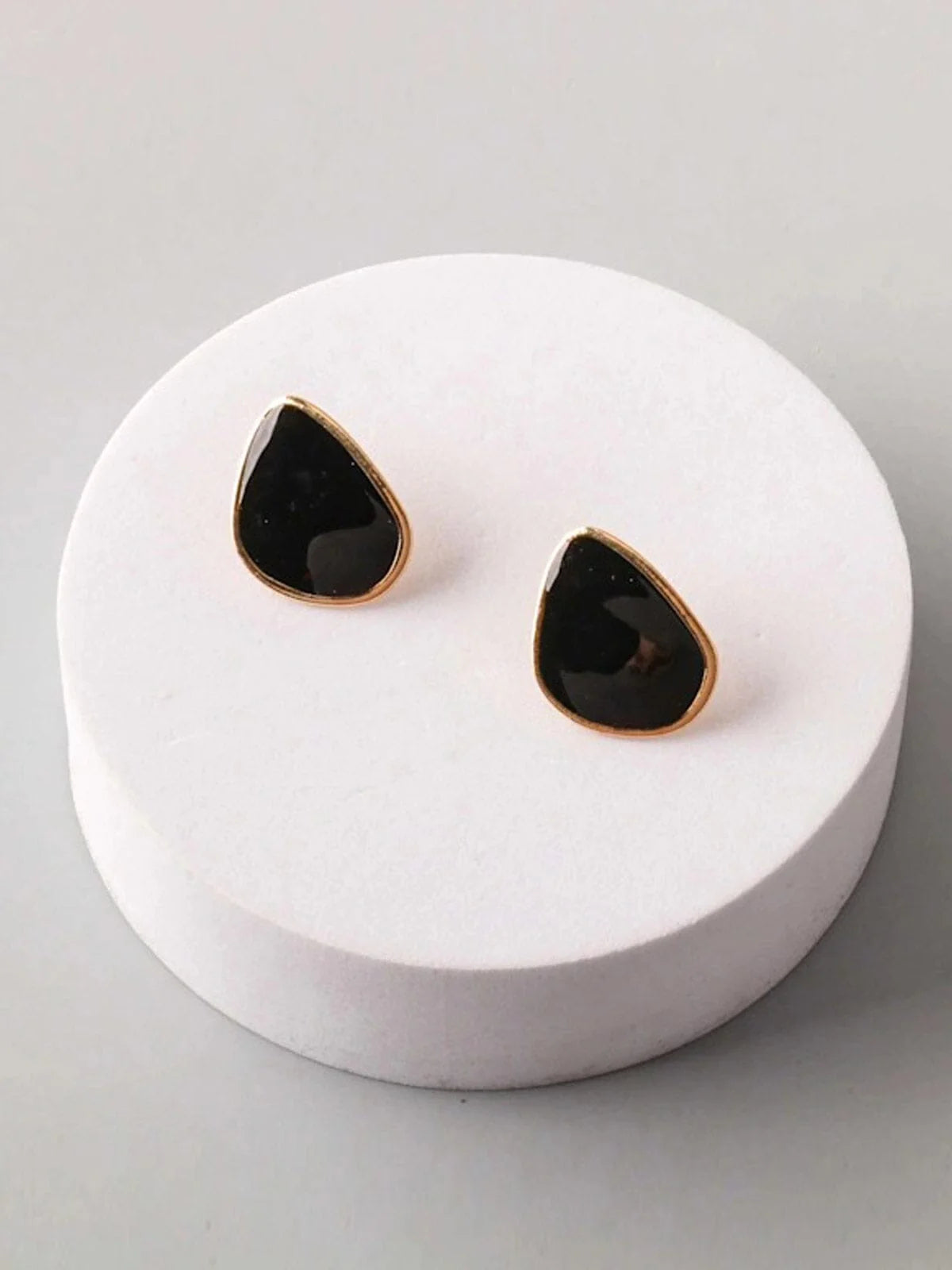 Teardrop Stud Earrings