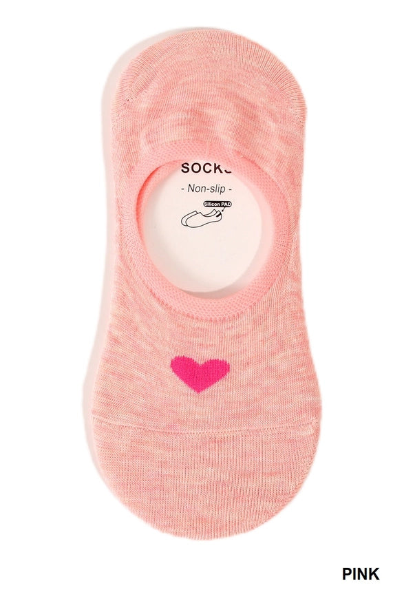 Lovey Heart Invisible Non-Slip Socks