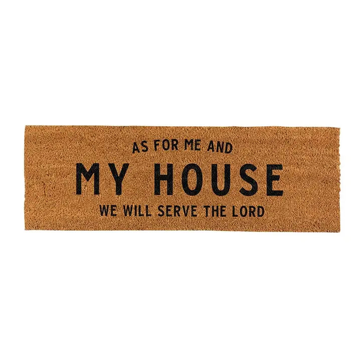 Doormat - As For Me & My House We Will Serve the Lord