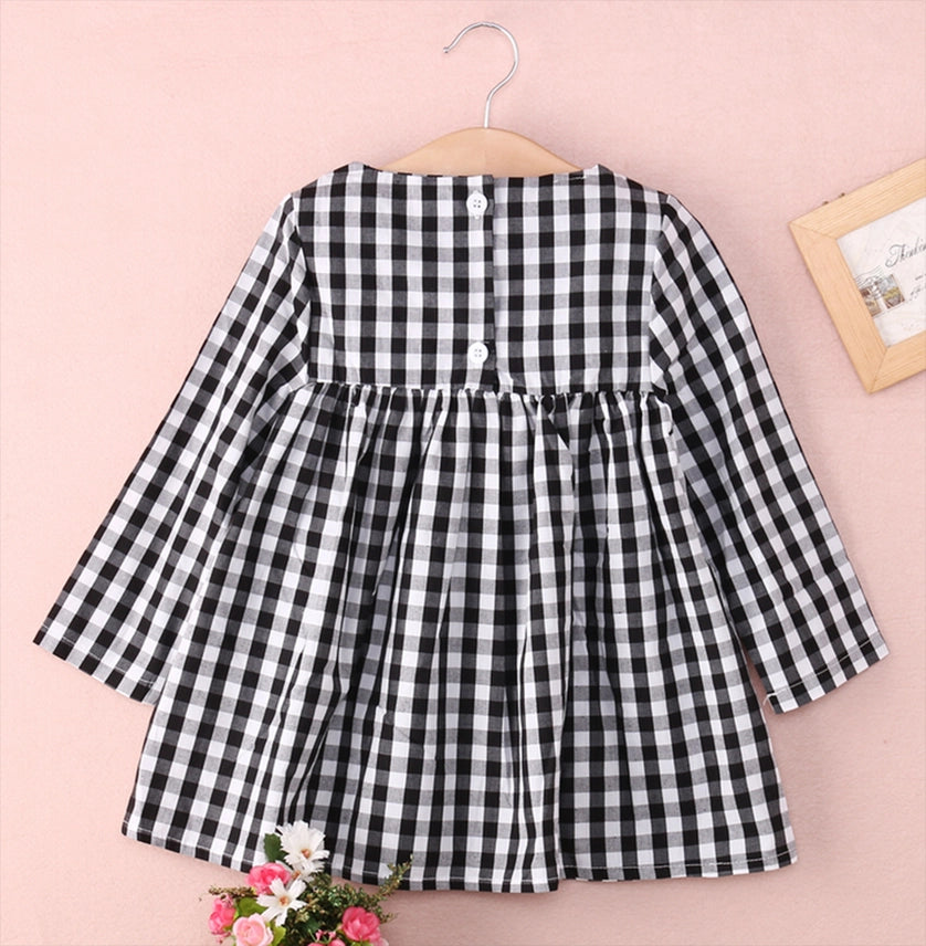Black & White Gingham Dress