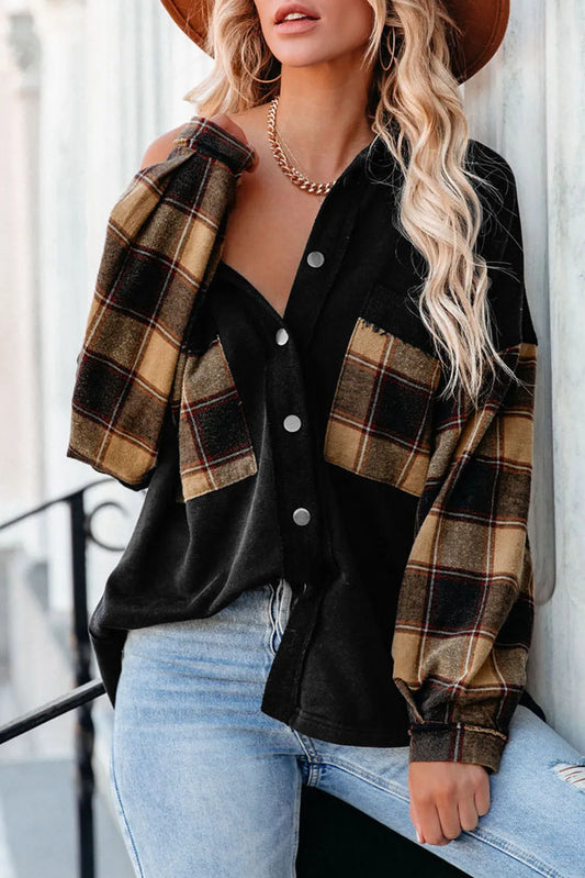 Black Plaid Flannel