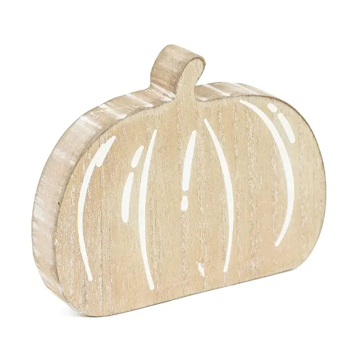 5x4 Wood Chunky Shape Pumpkin Decor