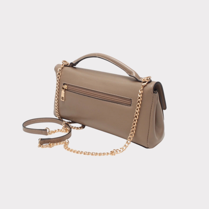 Baguette Bag, Shoulder Strap and Wrist, Twist Lock Clasp