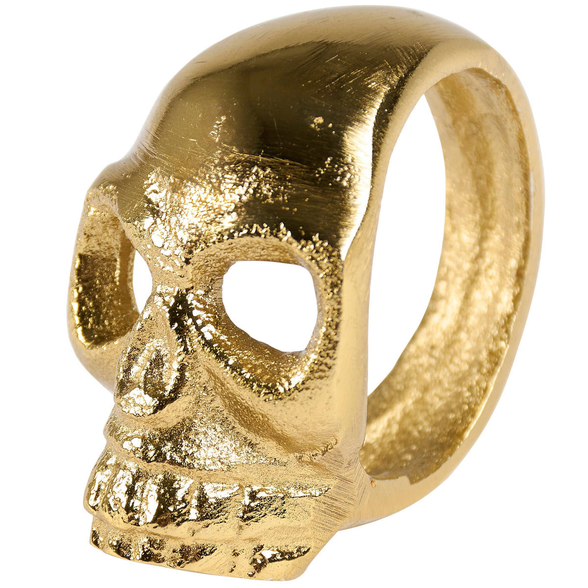 Gold Skull Napkin Ring