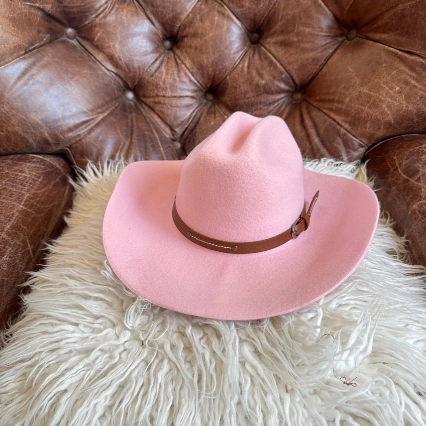 Premium Cowboy Hat with A Leather Belt
