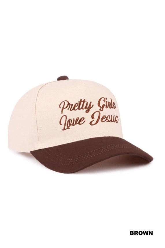 Pretty Girls Love Jesus Hat