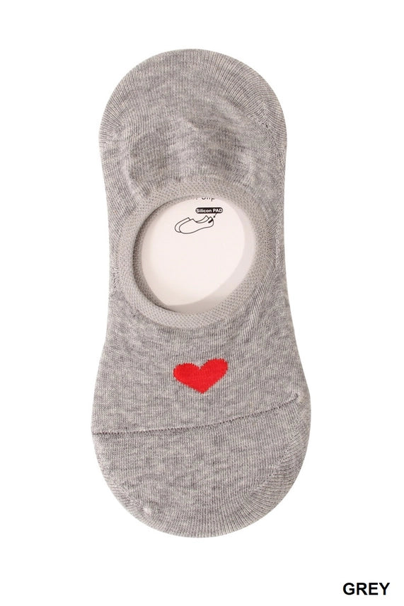Lovey Heart Invisible Non-Slip Socks