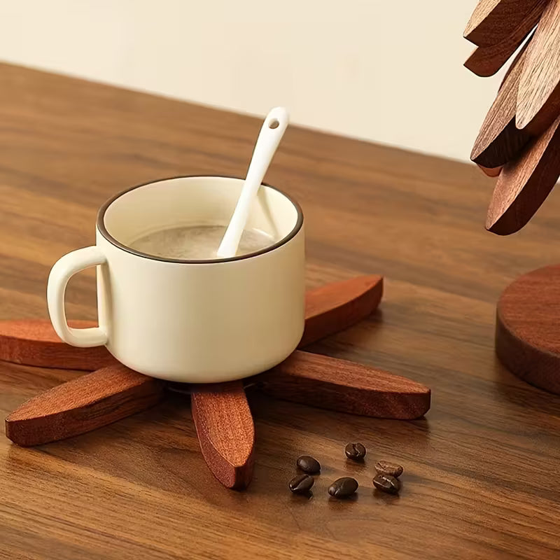 Wooden Trivet Tree