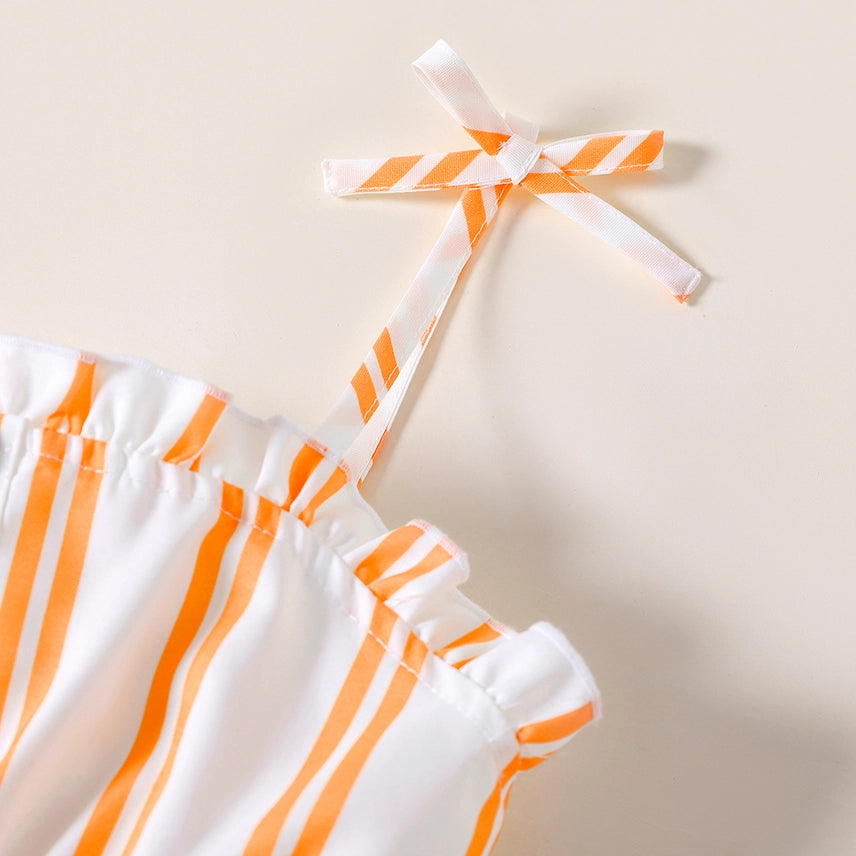 Striped Cami Romper