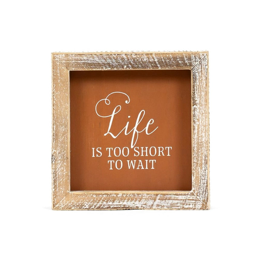 5x5 Checkered Tree Wood Sign