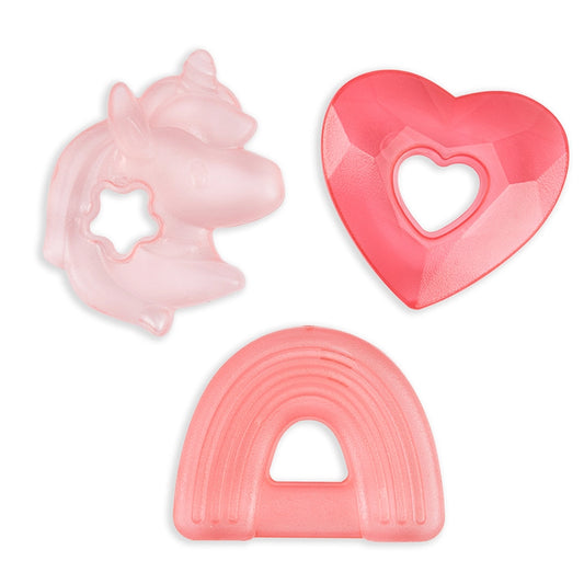 Unicorn Water Filled Teethers 3-pack