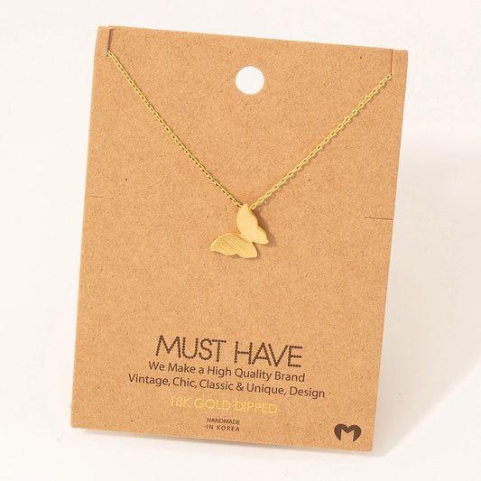 Gold Butterfly Necklace