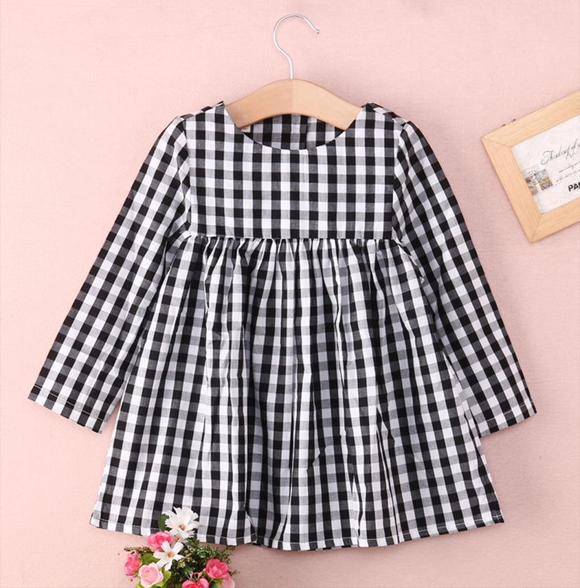 Black & White Gingham Dress