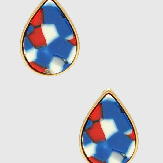 Patriotic Stud Earrings