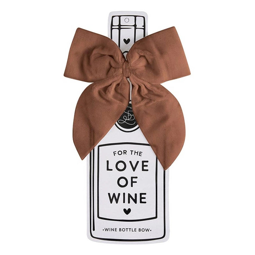 Velvet Wine Bottle Bow
