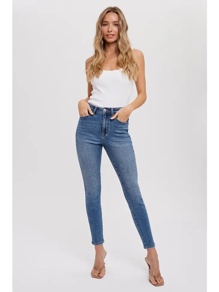 Mid-Rise Skinny Jeans