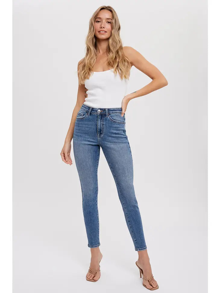 Mid-Rise Skinny Jeans