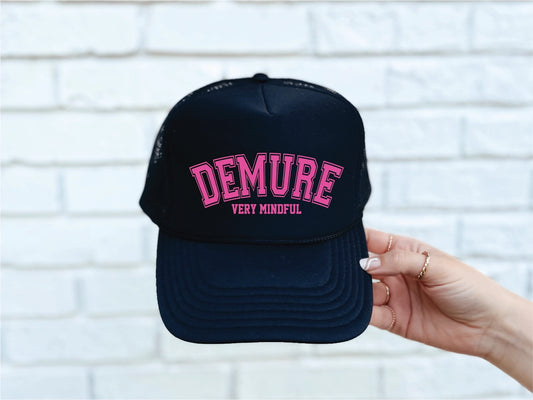 Demure and Very Mindful Trucker Hat