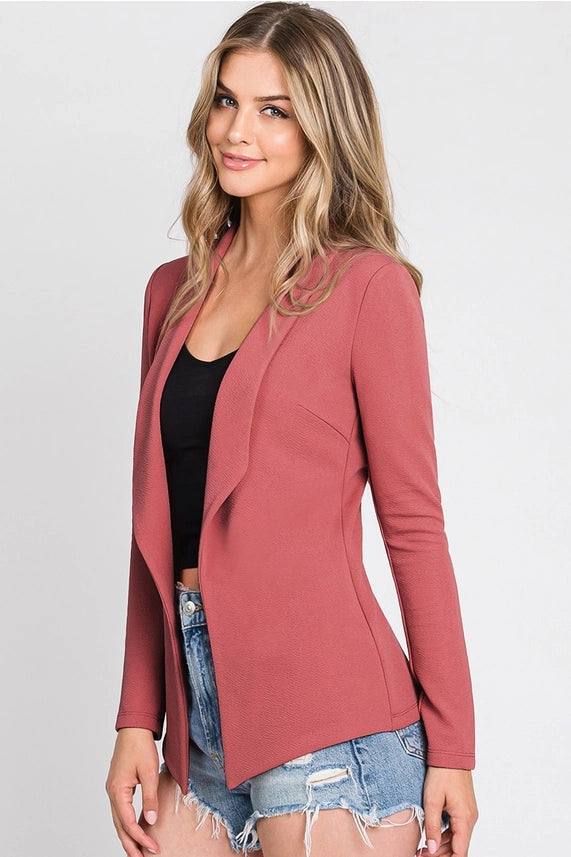 Long Sleeve Tailored Blazer