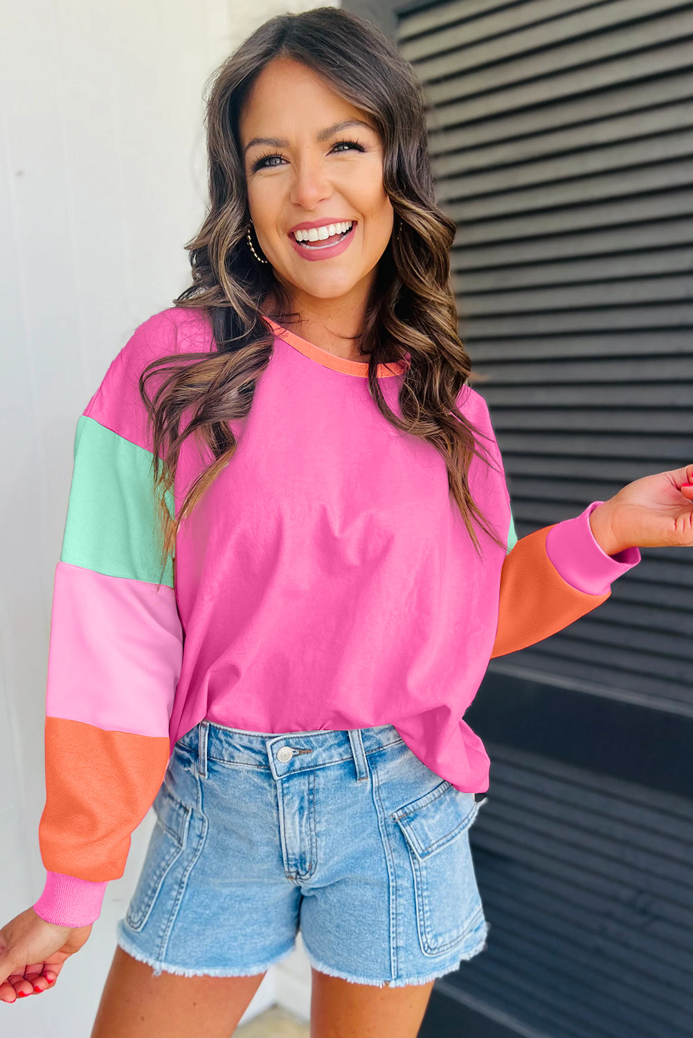 Color Block Long Sleeve