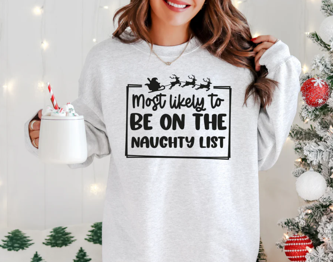 Most Likely Naughty List - Design Only