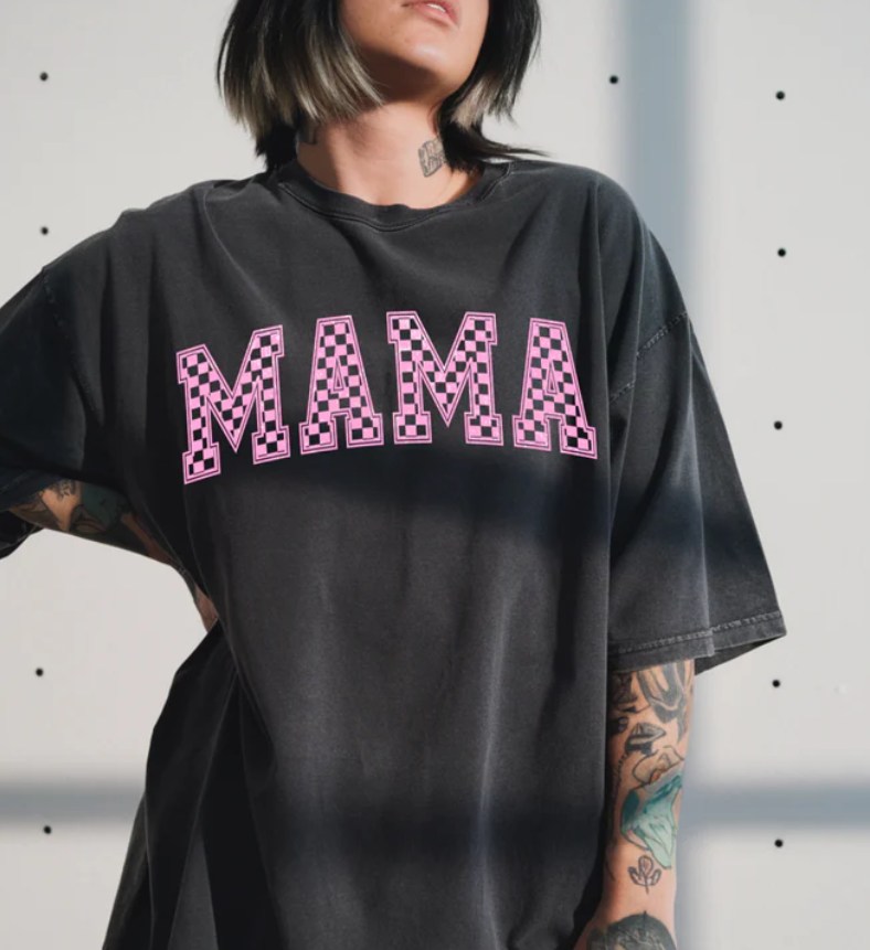 MAMA (Pink Checkered) - Design Only