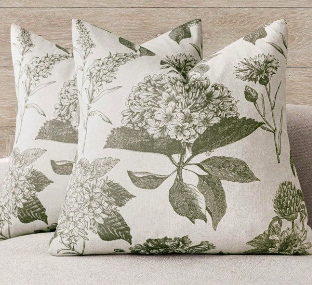Botanical Garden Accent Pillow 18x18