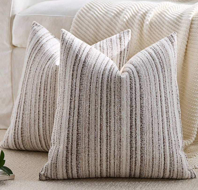 Woven Stripe Accent Pillow 18x18