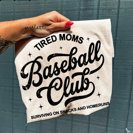 Tired Moms Baseball Club - Design Only