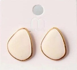 Teardrop Stud Earrings