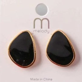 Teardrop Stud Earrings