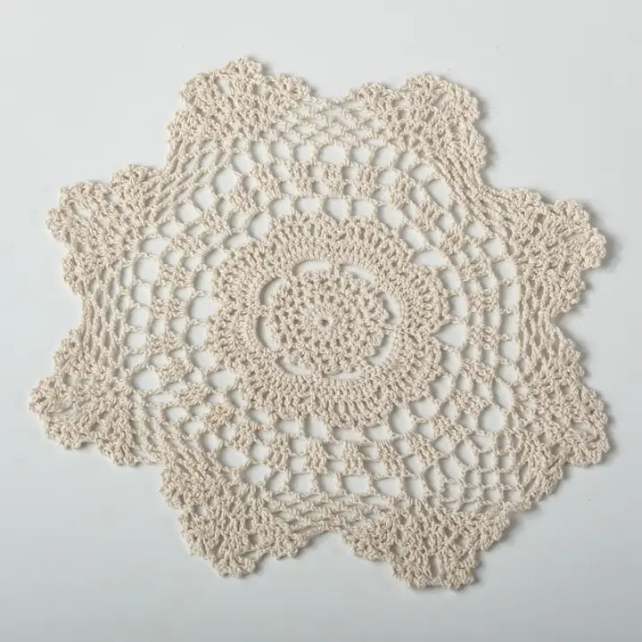 Crochet Lace Doily - Set of 4