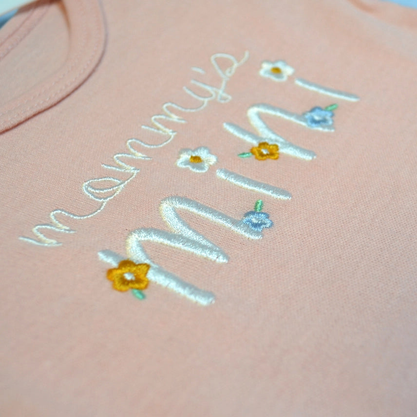 Pack of 3 Mini Flower Bodysuits