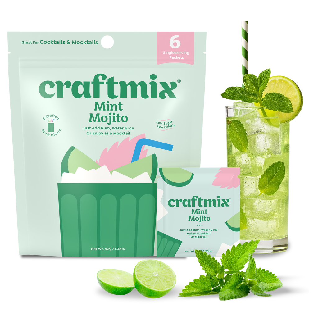 Mint Mojito Cocktail / Mocktail Mixer - 6 Servings
