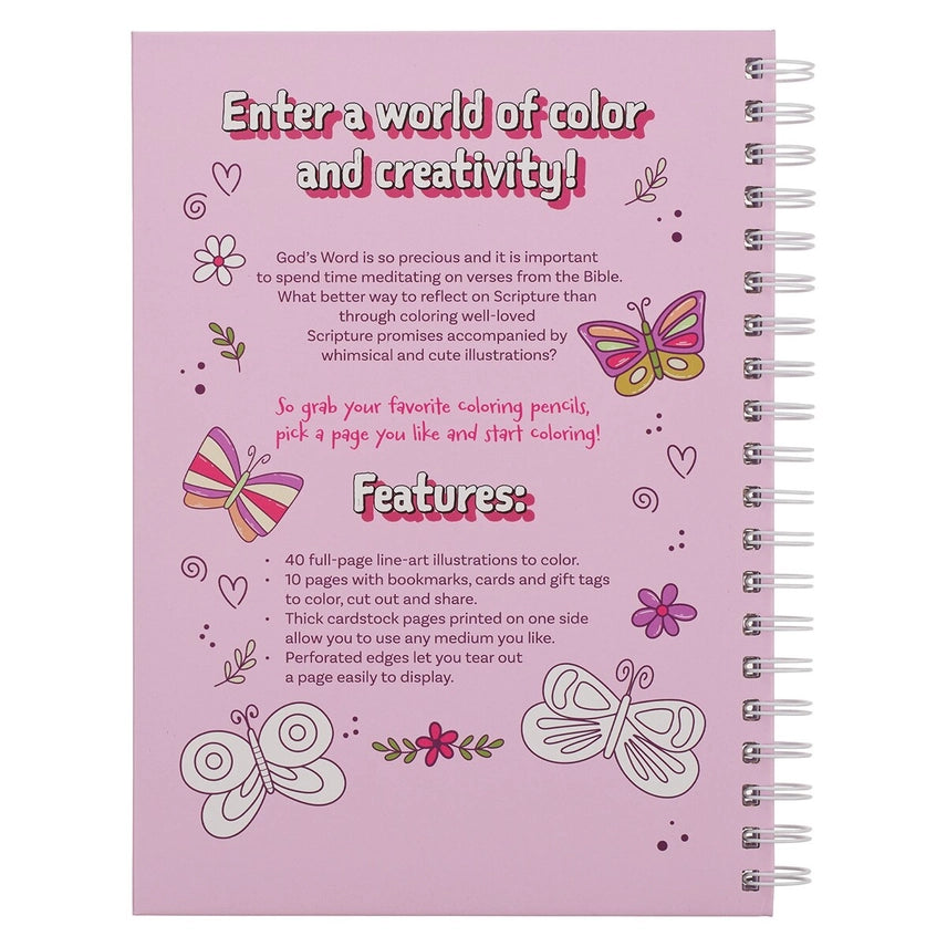 Coloring Book Favorite Bible Verses For Girls