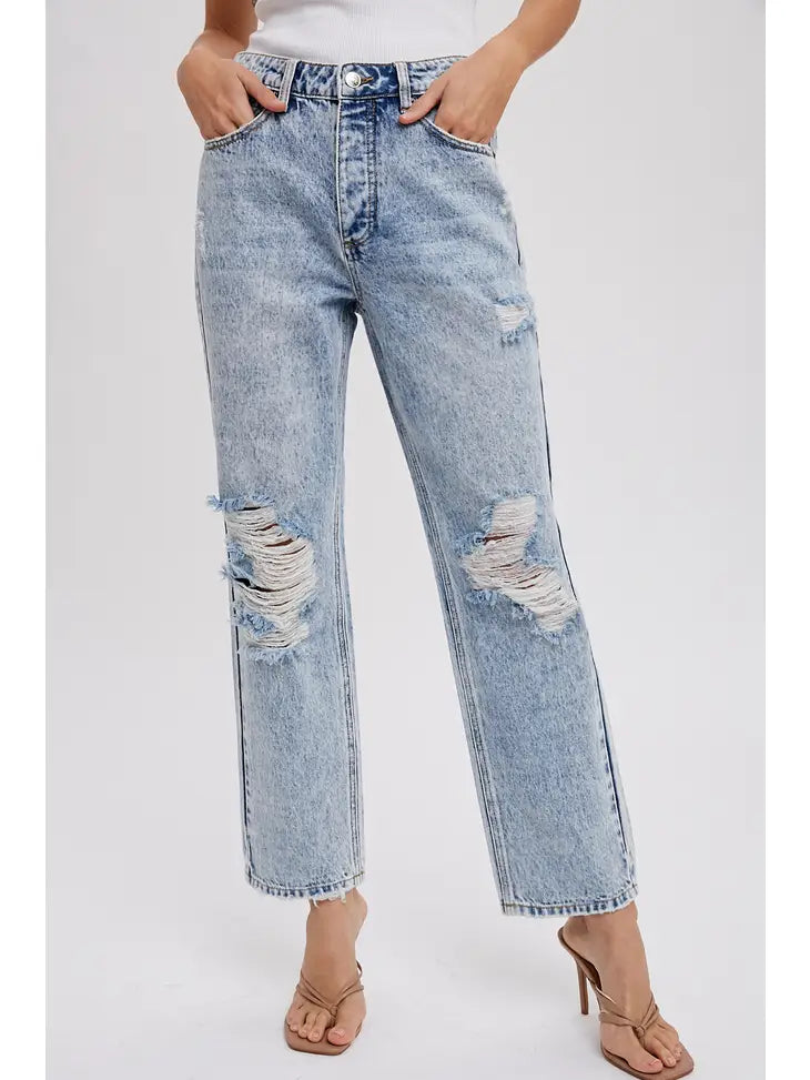 High Rise Loose Jeans