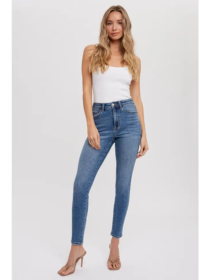 Mid-Rise Skinny Jeans