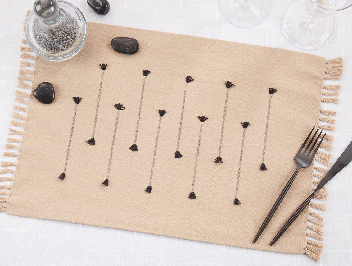 Fringe Line Placemat - Set of 4