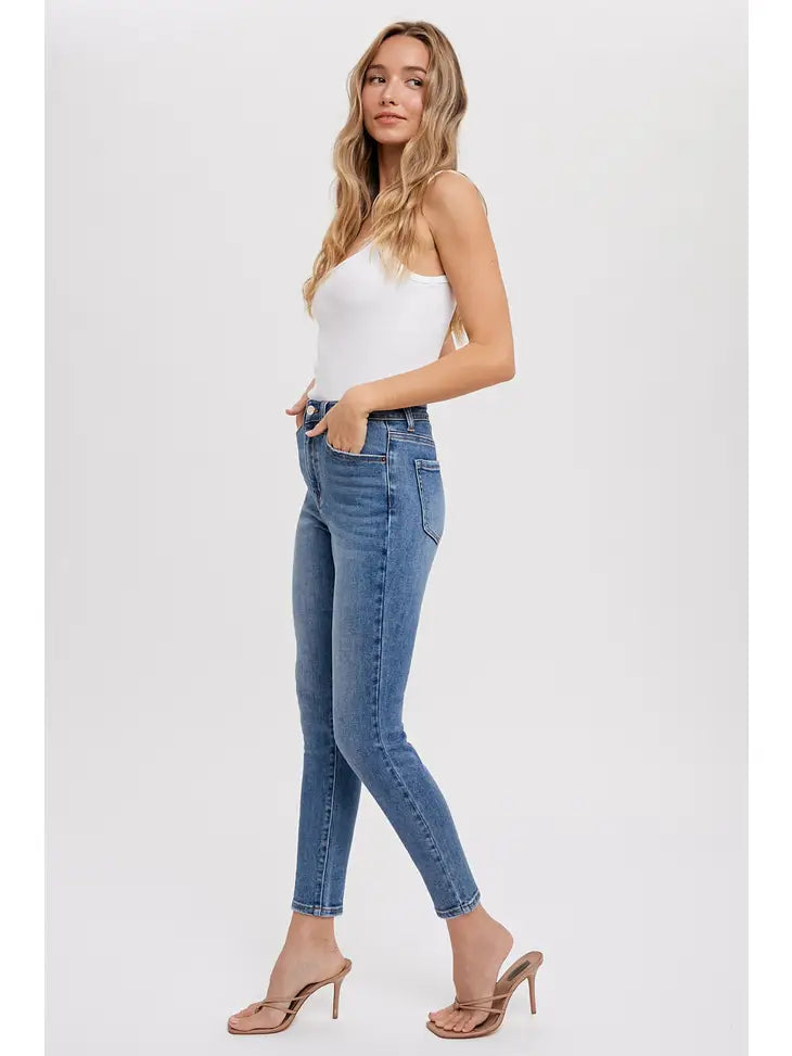 Mid-Rise Skinny Jeans