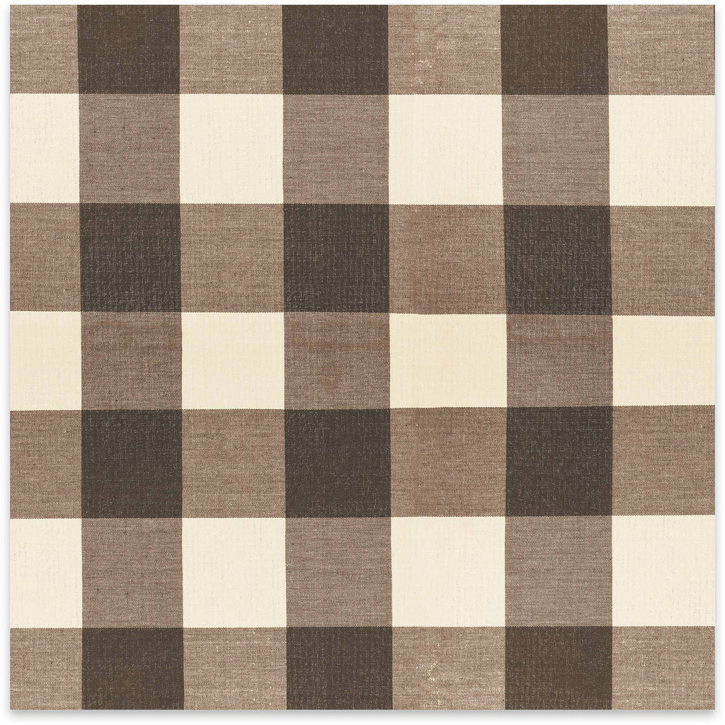 Brown Buffalo Check Paper Table Runner