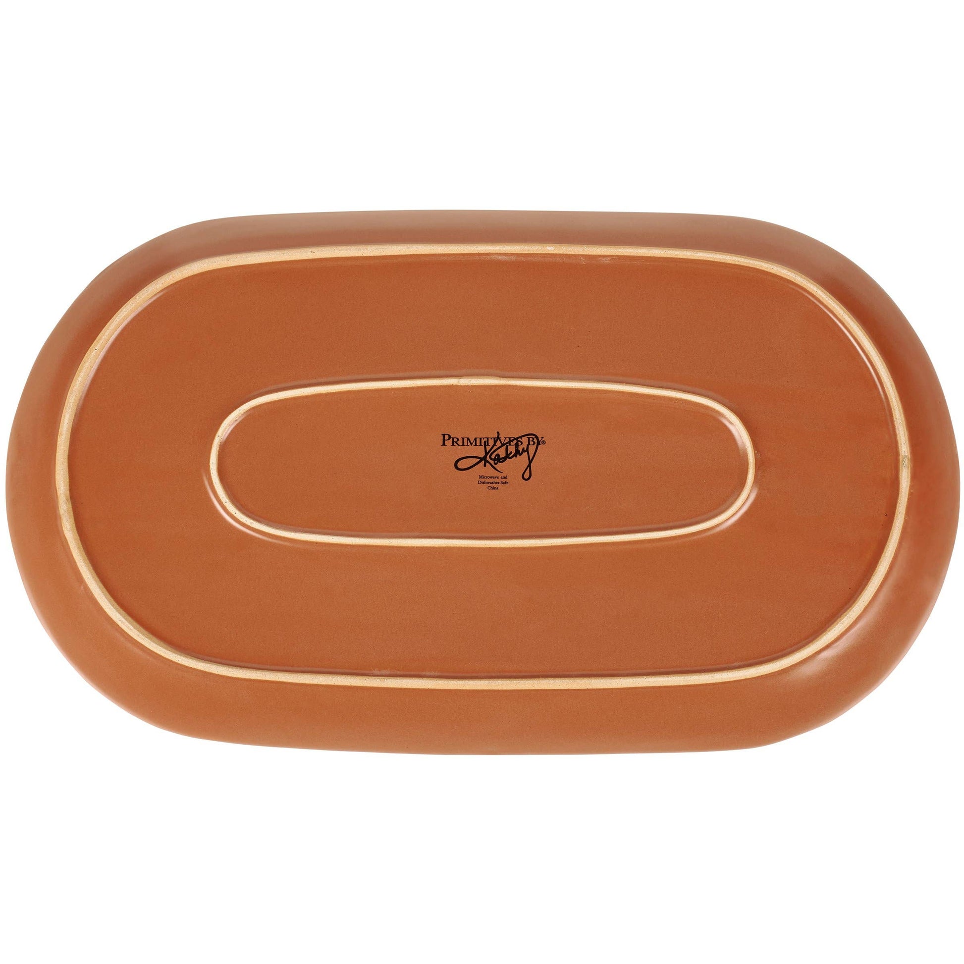 Fall Leaves Oval Platter