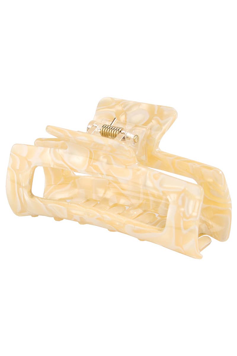 Marble Hair Claw Clip